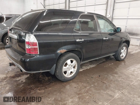 2004 Acura MDX with VIN 2HNYD18254H511752, listed as a IAAI auction lot 41387382 with 217,074 mi miles. Bid and sale history available at carsss.com. Image 4.