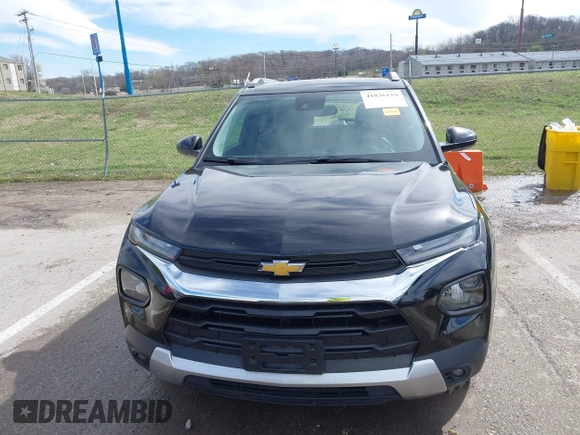 2022 Chevrolet TrailBlazer LT with VIN KL79MPS20NB117671, listed as a IAAI auction lot 41836110 with 67,919 mi miles. Bid and sale history available at carsss.com. Image 12.