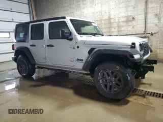 2024 Jeep Wrangler Sport S with VIN 1C4PJXDN8RW252972, listed as a Copart auction lot 66298315 with 34,574 mi miles and Clean title. Bid and sale history available at DreamBid. Image 4.