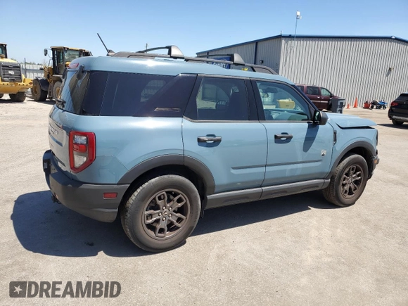 2021 Ford Bronco Sport Big Bend z VIN 3FMCR9B61MRA96683, wystawiony jako Copart lot #52989195 z przebiegiem 31 214 mil mil oraz Szkoda całkowita • Salvage title. Historia ofert i sprzedaży dostępna na DreamBid. Obrazek 3.