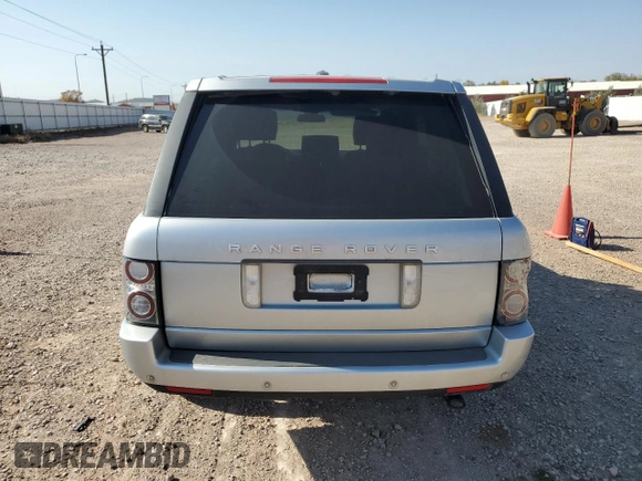 2011 Land Rover Range Rover HSE with VIN SALME1D46BA356397, listed as a Copart auction lot 76538734 with 105,160 mi miles and Clean title. Bid and sale history available at DreamBid. Image 6.