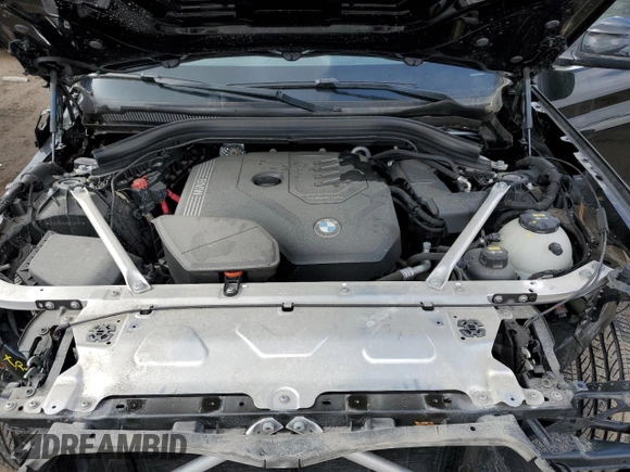 2022 BMW X3 xDrive30i with VIN 5UX53DP01N9L98122, listed as a Copart auction lot 50094865 with 33,452 mi miles and Salvage Title. Bid and sale history available at DreamBid. Image 12.