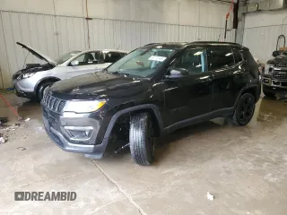 2020 Jeep Compass Latitude with VIN 3C4NJDBB7LT209932, listed as a Copart auction lot 50773145 with 90,856 mi miles and Salvage Title. Bid and sale history available at carsss.com. Image 1.