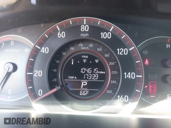 2016 Honda Accord Sport with VIN 1HGCR2F51GA040210, listed as a IAAI auction lot 42153225 with 104,615 mi miles and . Bid and sale history available at DreamBid. Image 7.