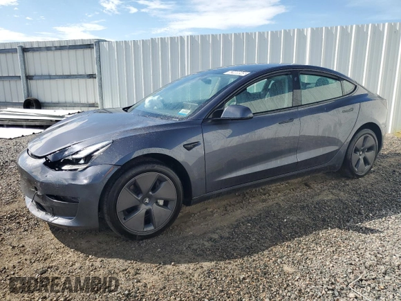 2023 Tesla Model 3 with VIN 5YJ3E1EA4PF613160, listed as a Copart auction lot 62008045 with 23,575 mi miles and Clean title. Bid and sale history available at DreamBid. Image 1.