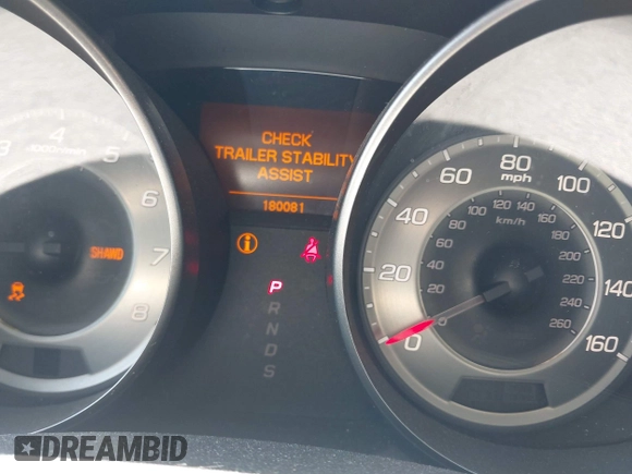 2011 Acura MDX with VIN 2HNYD2H26BH507406, listed as a IAAI auction lot 42195019 with 180,081 mi miles and . Bid and sale history available at carsss.com. Image 7.