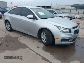 2016 Chevrolet Cruze Limited LT with VIN 1G1PE5SBXG7127375, listed as a IAAI auction lot 41895573 with 52,366 mi miles. Bid and sale history available at carsss.com. Image 1.