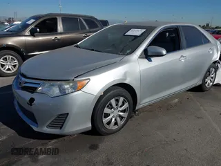 2012 Toyota Camry L with VIN 4T4BF1FK4CR160872, listed as a IAAI auction lot 41125175 with 98,383 mi miles. Bid and sale history available at carsss.com. Image 2.