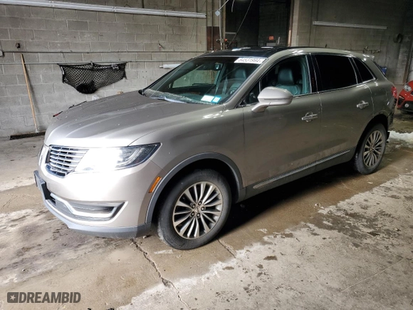 2016 Lincoln MKX Select with VIN 2LMTJ8KP1GBL62642, listed as a Copart auction lot 84531994 with 82,998 mi miles and Salvage Title. Bid and sale history available at carsss.com. Image 1.