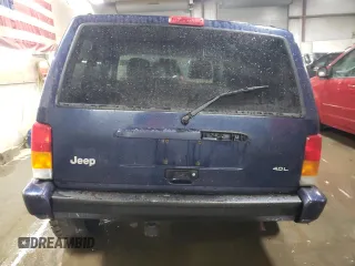 1997 Jeep Cherokee Country with VIN 1J4FJ78S0VL592781, listed as a Copart auction lot 83209464 with 287,206 mi miles and Salvage Title. Bid and sale history available at carsss.com. Image 6.