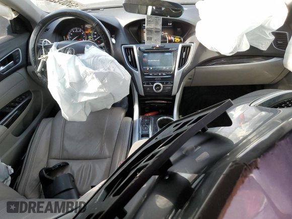 2018 Acura TLX Technology with VIN 19UUB2F56JA012371, listed as a Copart auction lot 46731045 with 76,569 mi miles and Salvage title. Bid and sale history available at DreamBid. Image 8.