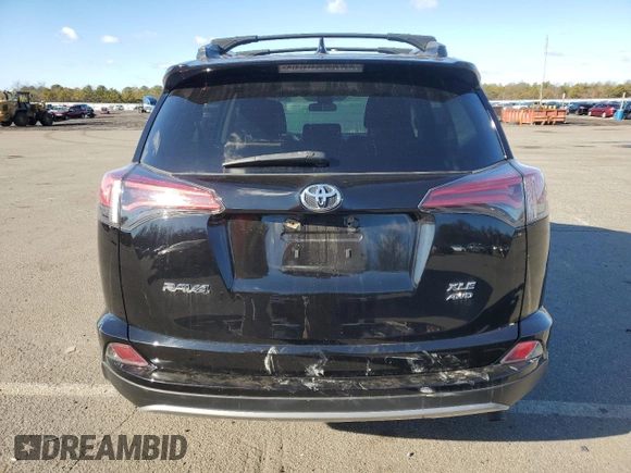 2018 Toyota RAV4 XLE with VIN 2T3RFREV6JW827111, listed as a Copart auction lot 45248315 with Not Provided miles and Non Repairable. Bid and sale history available at DreamBid. Image 6.