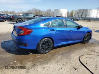 2016 Honda Civic Sedan LX with VIN 19XFC2F52GE215171, listed as a Copart auction lot 53947405 with 102,565 mi miles and Salvage Title. Bid and sale history available at carsss.com. Image 3.