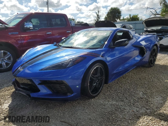 2020 Chevrolet Corvette 3LT with VIN 1G1Y83D42L5111871, listed as a Copart auction lot 73937614 with 26,692 mi miles and Non Repairable. Bid and sale history available at carsss.com. Image 1.