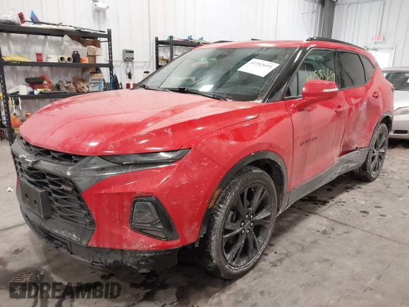 2020 Chevrolet Blazer RS with VIN 3GNKBKRS5LS721180, listed as a IAAI auction lot 41583699 with 65,383 mi miles and . Bid and sale history available at DreamBid. Image 17.