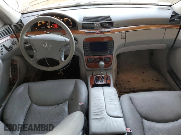2004 Mercedes-Benz S-Class 4.3L with VIN WDBNG70JX4A392518, listed as a Copart auction lot 85789154 with 156,840 mi miles and Clean Title. Bid and sale history available at carsss.com. Image 8.