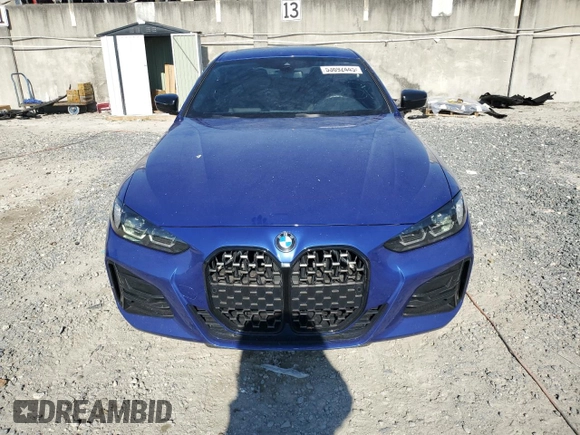 2022 BMW 4 Series 430i z VIN WBA53AP04NCK05705, wystawiony jako Copart lot #53692445 z przebiegiem 39 080 mil mil oraz Szkoda całkowita • Salvage title. Historia ofert i sprzedaży dostępna na DreamBid. Obrazek 5.