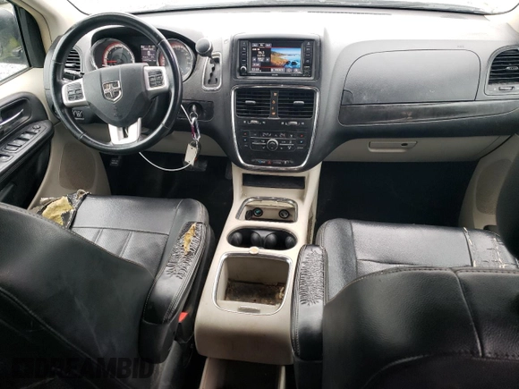 2017 Dodge Grand Caravan Crew Plus with VIN 2C4RDGDG9HR717770, listed as a Copart auction lot 41867825 with 344,420 mi miles and Salvage Title. Bid and sale history available at DreamBid. Image 8.