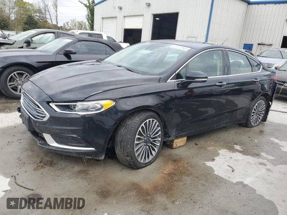 2018 Ford Fusion SE with VIN 3FA6P0HD0JR196087, listed as a Copart auction lot 49722945 with 128,252 mi miles and Salvage Title. Bid and sale history available at carsss.com. Image 1.