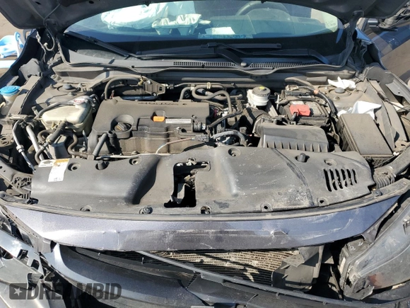 2019 Honda Civic LX with VIN 2HGFC2F66KH541403, listed as a Copart auction lot 48694535 with 118,906 mi miles and Salvage Title. Bid and sale history available at DreamBid. Image 12.