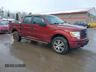 2014 Ford F-150 XL with VIN 1FTFW1EF3EKD35616, listed as a IAAI auction lot 41628905 with 148,477 mi miles. Bid and sale history available at carsss.com. Image 1.