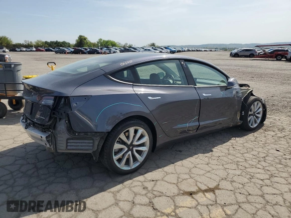 2020 Tesla Model 3 Long Range with VIN 5YJ3E1EB5LF589907, listed as a Copart auction lot 54778655 with 45,194 mi miles and Salvage Title. Bid and sale history available at DreamBid. Image 3.