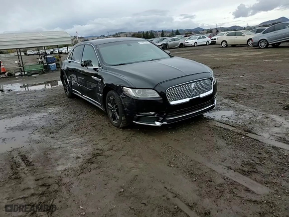 2017 Lincoln Continental Livery with VIN 1LN6L9UK7H5601577, listed as a Copart auction lot 82447704 with 48,507 mi miles and Salvage Title. Bid and sale history available at carsss.com. Image 11.