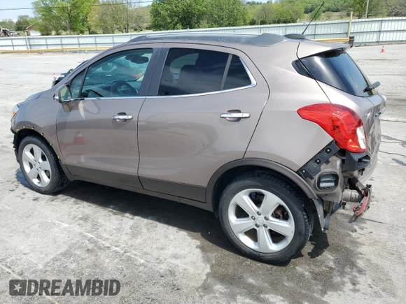 2015 Buick Encore with VIN KL4CJASB6FB196967, listed as a Copart auction lot 53283565 with 97,818 mi miles and Salvage Title. Bid and sale history available at carsss.com. Image 2.