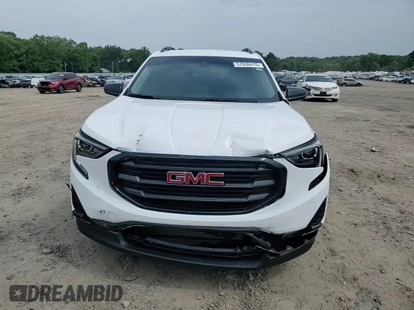 2020 GMC Terrain SLE with VIN 3GKALMEV8LL139327, listed as a Copart auction lot 57036415 with 61,130 mi miles and Salvage title. Bid and sale history available at DreamBid. Image 14.