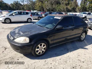 2000 Honda Civic DX z VIN 2HGEJ6443YH104624, wystawiony jako Copart lot #88941265 z przebiegiem 194 894 mil mil oraz Szkoda całkowita • Salvage title. Historia ofert i sprzedaży dostępna na DreamBid. Obrazek 1.
