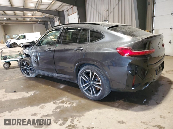 2022 BMW X4 M z VIN 5YM23EC05N9J23246, wystawiony jako Copart lot #48730835 z przebiegiem Nie podano mil oraz Szkoda całkowita • Salvage title. Historia ofert i sprzedaży dostępna na DreamBid. Obrazek 2.