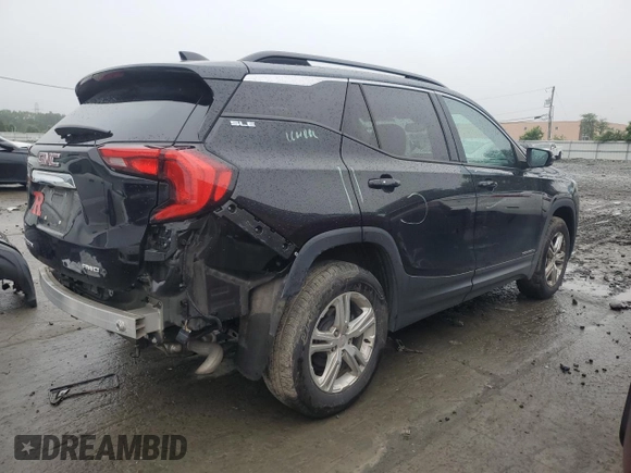 2020 GMC Terrain SLE with VIN 3GKALTEV9LL285729, listed as a Copart auction lot 60807035 with 50,143 mi miles and Salvage title. Bid and sale history available at DreamBid. Image 3.
