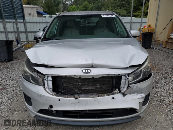 2018 Kia Sedona LX with VIN KNDMB5C12J6350371, listed as a Copart auction lot 71575374 with 117,880 mi miles and Salvage Title. Bid and sale history available at carsss.com. Image 5.