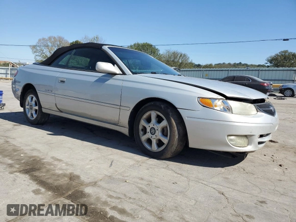 2001 Toyota Solara SE with VIN 2T1FF22PX1C470137, listed as a Copart auction lot 74852164 with 185,696 mi miles and Salvage Title. Bid and sale history available at DreamBid. Image 4.