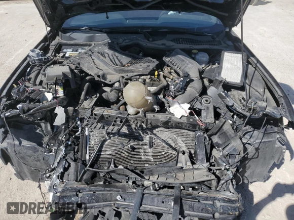 2021 Ford Mustang EcoBoost with VIN 1FA6P8TH7M5126618, listed as a Copart auction lot 48795835 with Not Provided miles and Salvage Title. Bid and sale history available at DreamBid. Image 12.