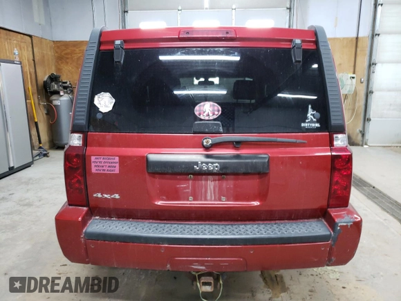 2006 Jeep Commander with VIN 1J8HG48K96C205781, listed as a Copart auction lot 72267764 with 188,145 mi miles and Clean Title. Bid and sale history available at carsss.com. Image 6.