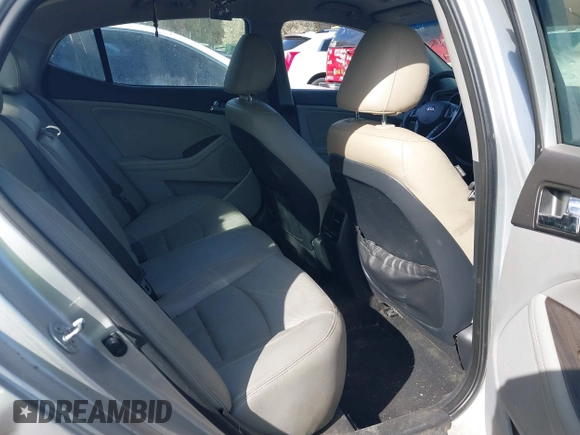 2013 Kia Optima EX with VIN 5XXGN4A77DG173344, listed as a IAAI auction lot 41830904 with 174,655 mi miles. Bid and sale history available at carsss.com. Image 8.