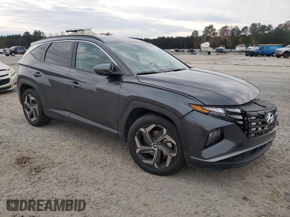 2024 Hyundai Tucson SEL with VIN 5NMJF3DE5RH327968, listed as a Copart auction lot 82762874 with 28,286 mi miles and Salvage Title. Bid and sale history available at carsss.com. Image 4.