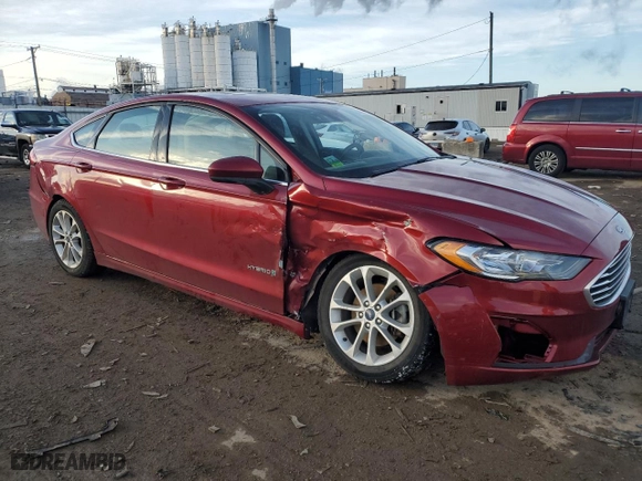 2019 Ford Fusion Hybrid SE with VIN 3FA6P0LU1KR187648, listed as a Copart auction lot 44356945 with 110,163 mi miles and Salvage Title. Bid and sale history available at carsss.com. Image 4.