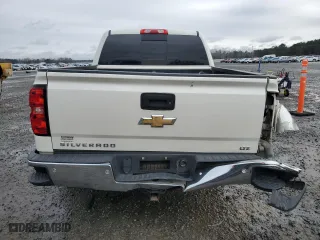 2015 Chevrolet Silverado 1500 LTZ with VIN 3GCUKSEJ5FG363665, listed as a Copart auction lot 86437574 with 122,824 mi miles and Salvage Title. Bid and sale history available at carsss.com. Image 6.