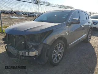 2020 Acura RDX w/Technology Pkg with VIN 5J8TC1H53LL005496, listed as a Copart auction lot 86693054 with 60,973 mi miles and Salvage Title. Bid and sale history available at carsss.com. Image 1.
