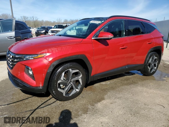 2022 Hyundai Tucson Limited with VIN 5NMJE3AE5NH084308, listed as a Copart auction lot 50065535 with 14,138 mi miles and Salvage Title. Bid and sale history available at carsss.com. Image 1.