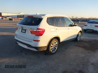 2015 BMW X3 sDrive28i with VIN 5UXWZ7C54F0F75891, listed as a IAAI auction lot 41691293 with 142,128 mi miles and . Bid and sale history available at DreamBid. Image 4.