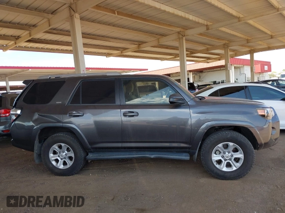 2018 Toyota 4Runner SR5 with VIN JTEBU5JR0J5516950, listed as a IAAI auction lot 42666217 with 75,729 mi miles and . Bid and sale history available at DreamBid. Image 13.