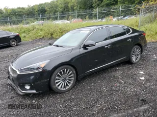 2018 Kia Cadenza Premium with VIN KNALC4J11J5120183, listed as a Copart auction lot 72858454 with 105,656 mi miles and Salvage Title. Bid and sale history available at carsss.com. Image 1.
