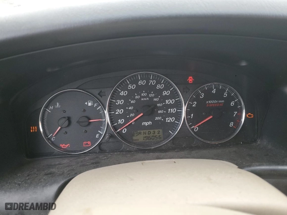 2005 Mazda MPV LX with VIN JM3LW28J450534573, listed as a Copart auction lot 86167564 with 196,056 mi miles and Salvage Title. Bid and sale history available at carsss.com. Image 9.