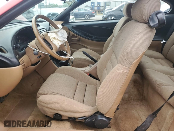 1995 Ford Mustang GT with VIN 1FALP42T2SF256900, listed as a Copart auction lot 58354735 with 156,099 mi miles and Salvage title. Bid and sale history available at DreamBid. Image 7.