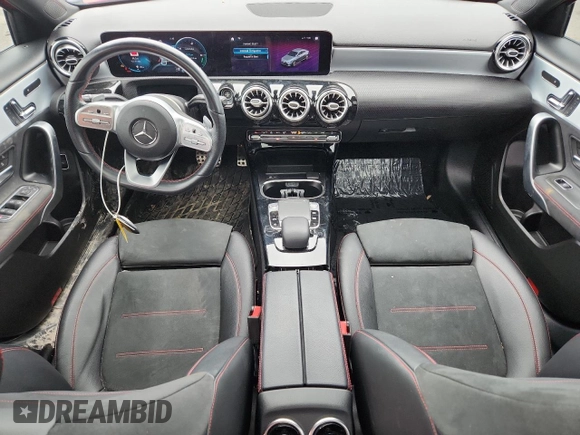 2020 Mercedes-Benz A 220 with VIN W1K3G4EB9LW045729, listed as a Copart auction lot 58619995 with 56,646 mi miles and Salvage title. Bid and sale history available at DreamBid. Image 8.