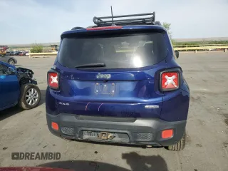 2017 Jeep Renegade Altitude with VIN ZACCJBBB9HPE52085, listed as a Copart auction lot 58781195 with 139,524 mi miles and Salvage title. Bid and sale history available at DreamBid. Image 6.