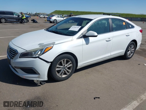 2017 Hyundai Sonata 2.4L with VIN 5NPE24AF6HH565572, listed as a IAAI auction lot 41968741 with Not Provided miles and . Bid and sale history available at carsss.com. Image 16.